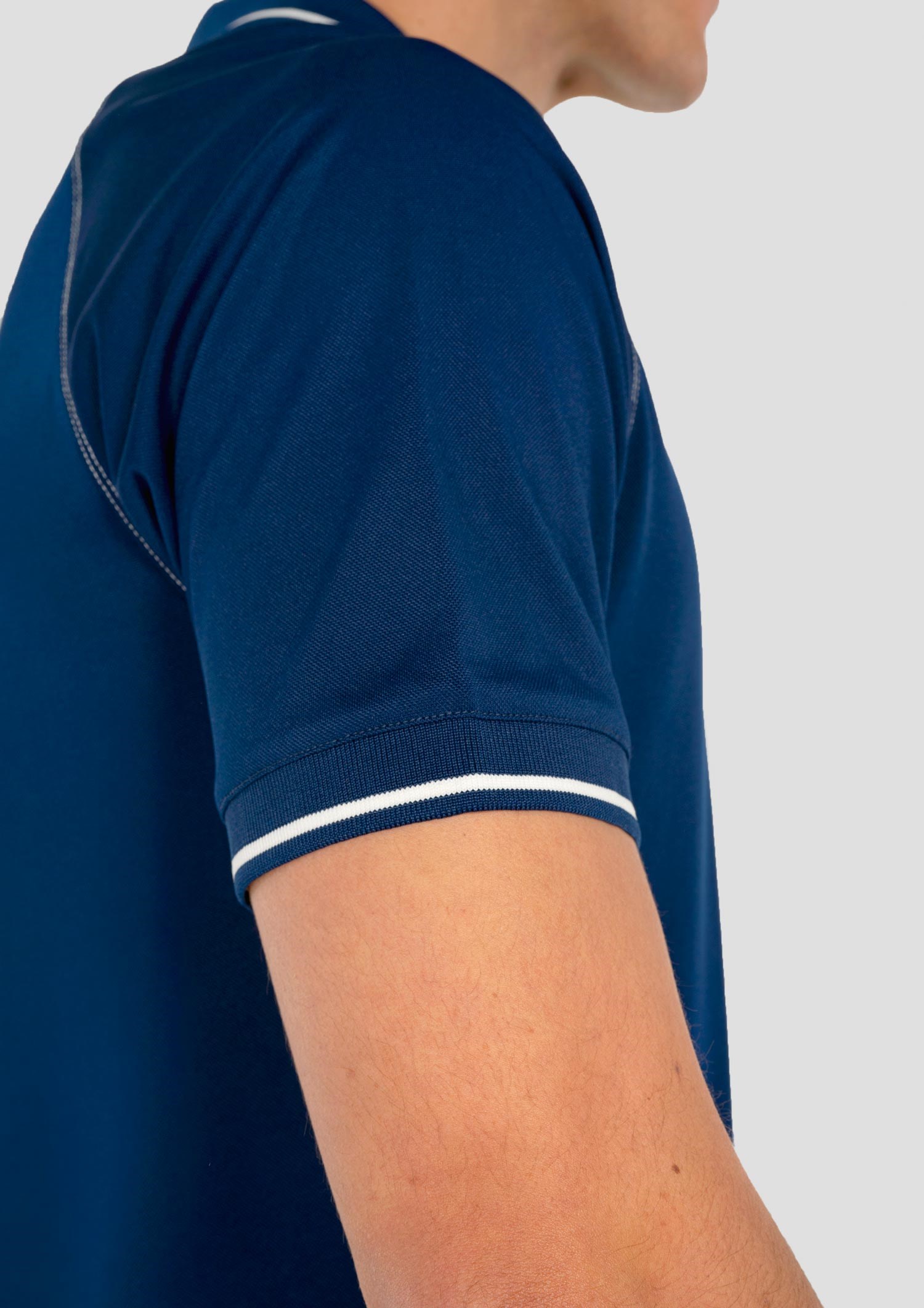 Forest Men's Polo - navy/white