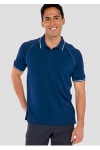 Forest Men's Polo - navy/white