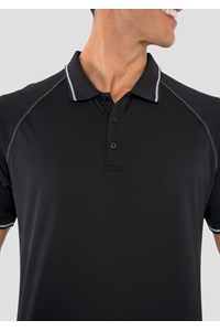 Forest Men's Polo - black/silver