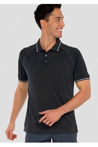 Forest Men's Polo - black/silver