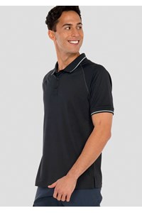 Forest Men's Polo - black/silver