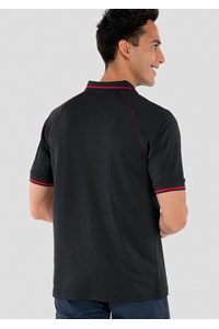Forest Men's Polo - black/red