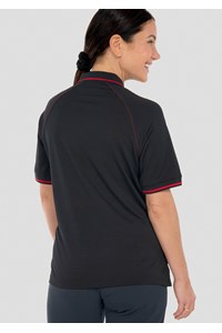 Forest Women's Polo - black/red