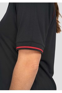 Forest Women's Polo - black/red