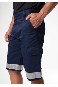 Stability Men's Cargo Short With Tape - navy
