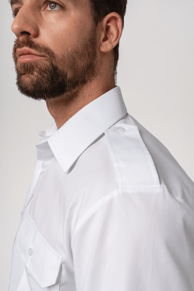 Men's Long Sleeve Epaulette Shirt