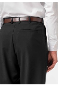 Marco Men's Twin Pleat Trouser - black