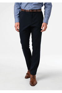 Carlo Men's Flat Front Pant - navy