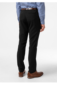 Carlo Men's Flat Front Pant - black
