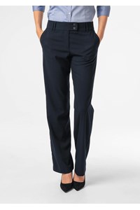 Ava Women's Flat Front Pant - navy
