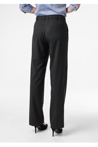 Ava Women's Flat Front Pant - black