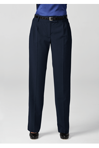 Grace Women's Pleat Front Pant - navy