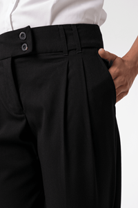 Grace Women's Pleat Front Pant - black