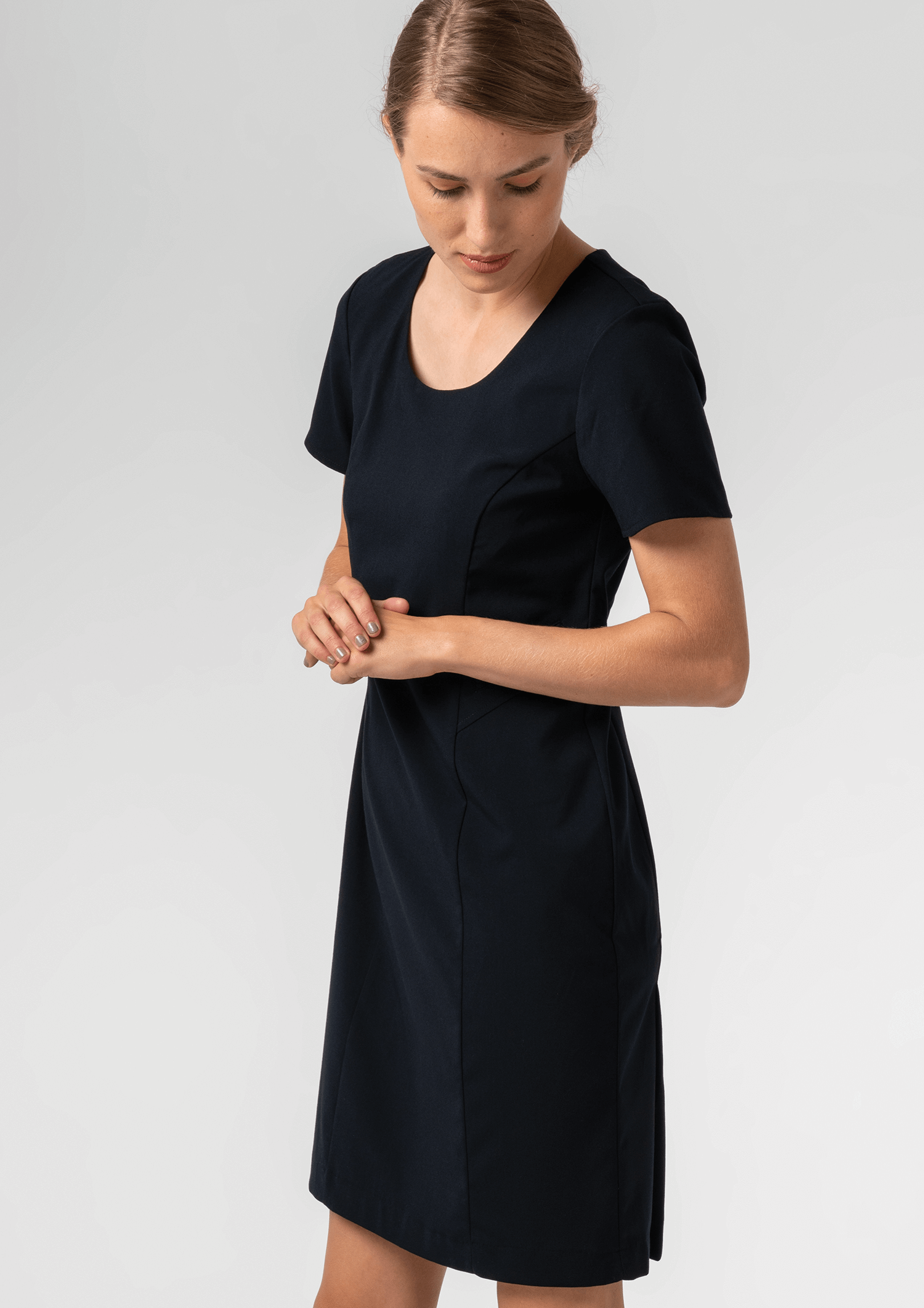 Greta Shift Dress - navy