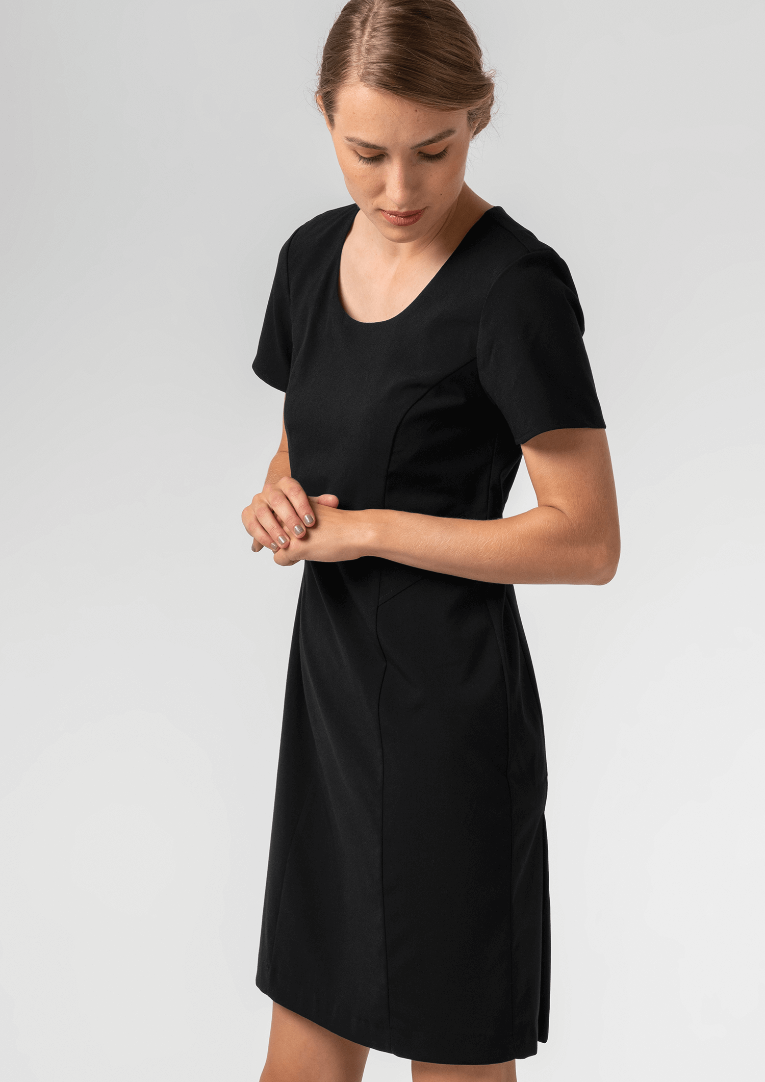 Greta Shift Dress - black