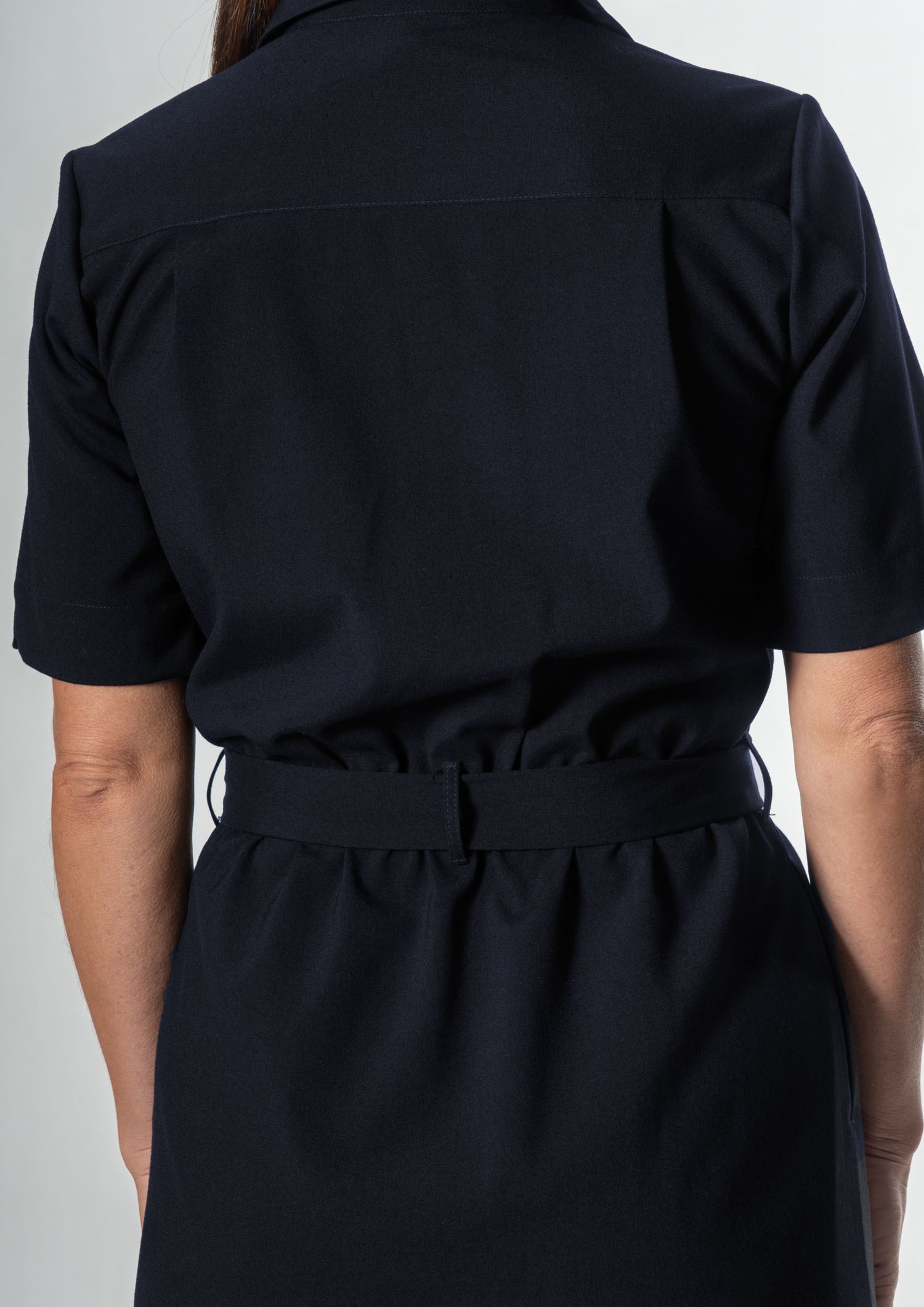 Frankie Shirt Dress - navy