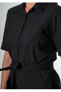 Frankie Shirt Dress - black