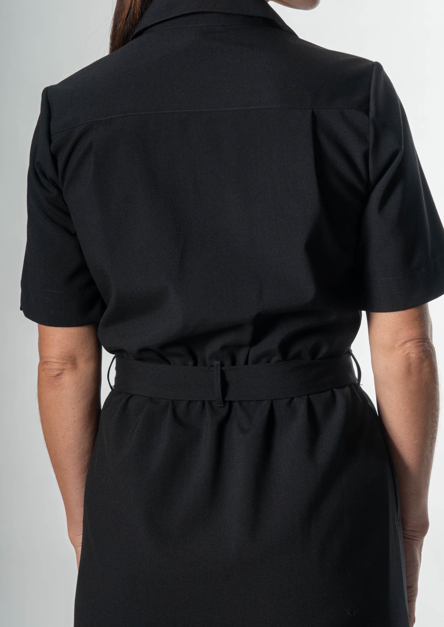 Frankie Shirt Dress - black