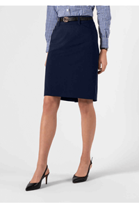 Juliette 58cm Straight Skirt - navy