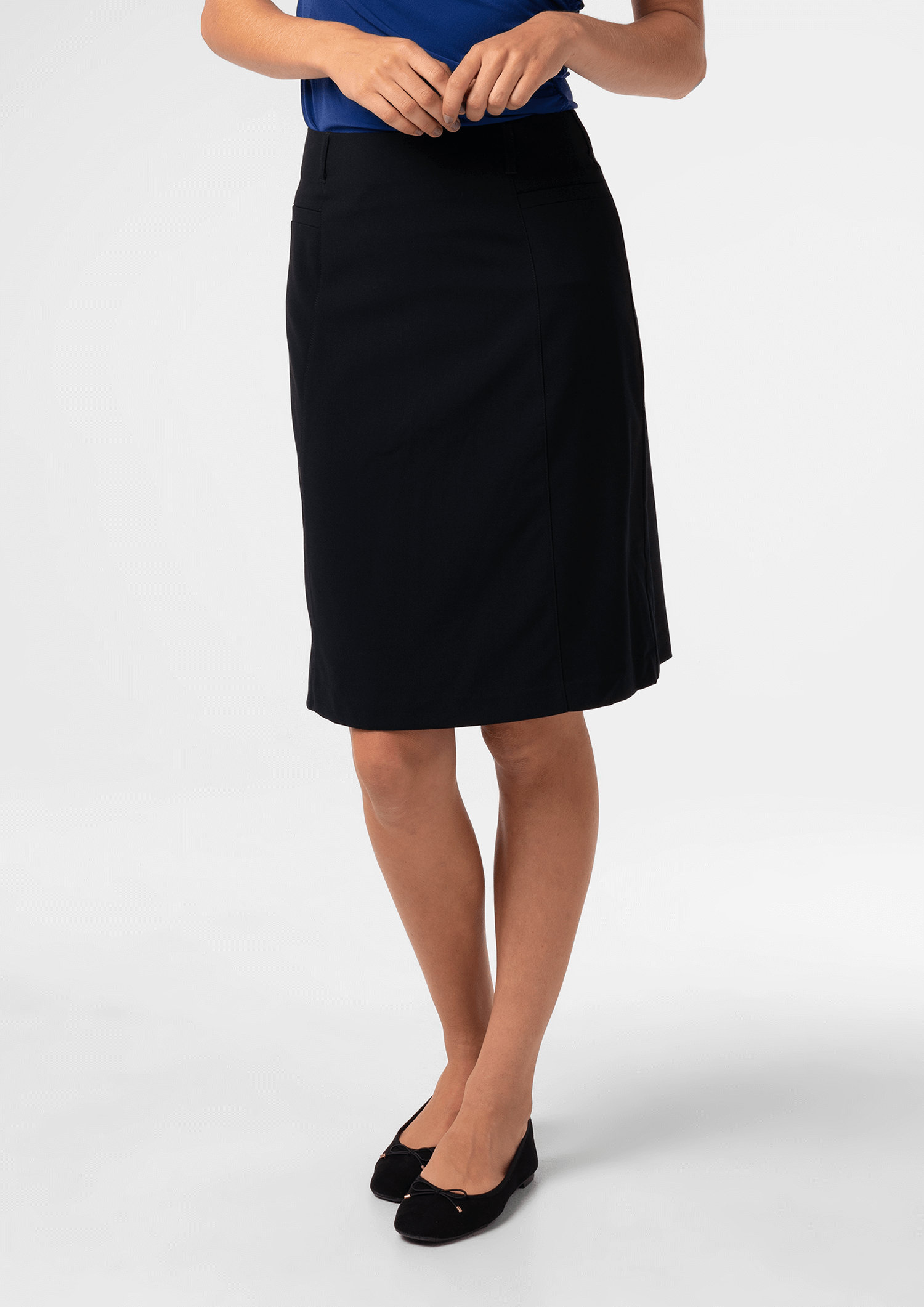 Annalisa A-Line Skirt - navy