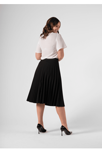 Isabella Pleated Skirt - black
