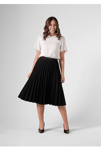Isabella Pleated Skirt - black