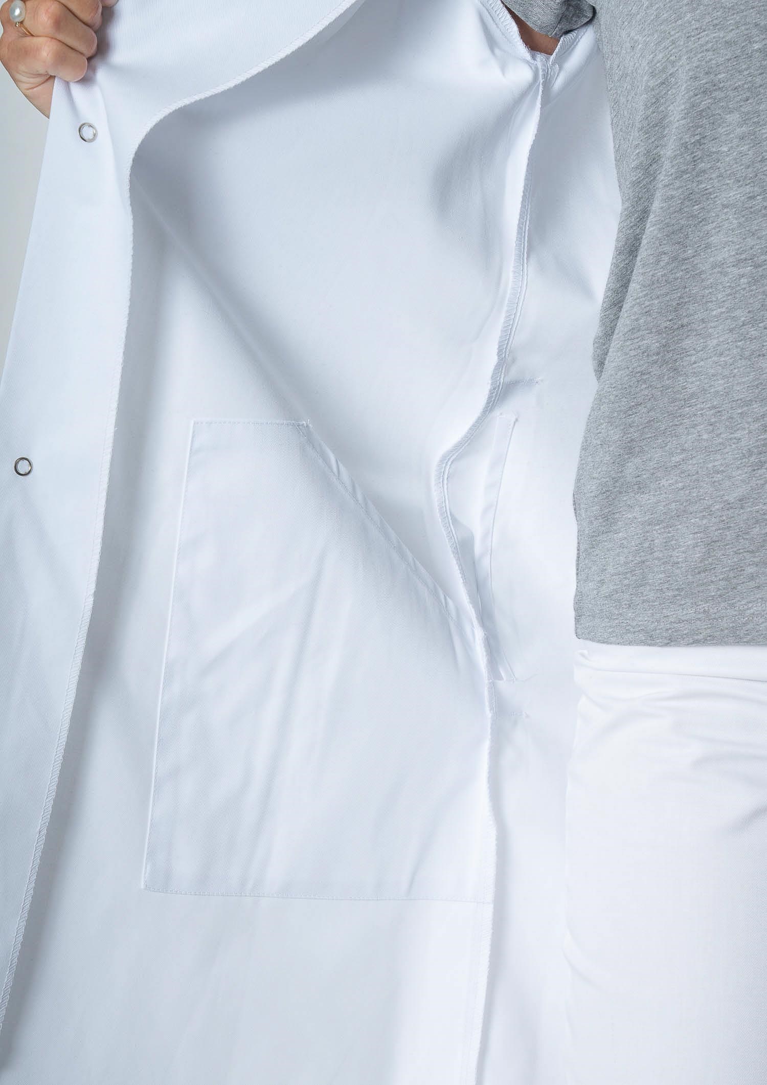 Polycotton Dustcoat - white