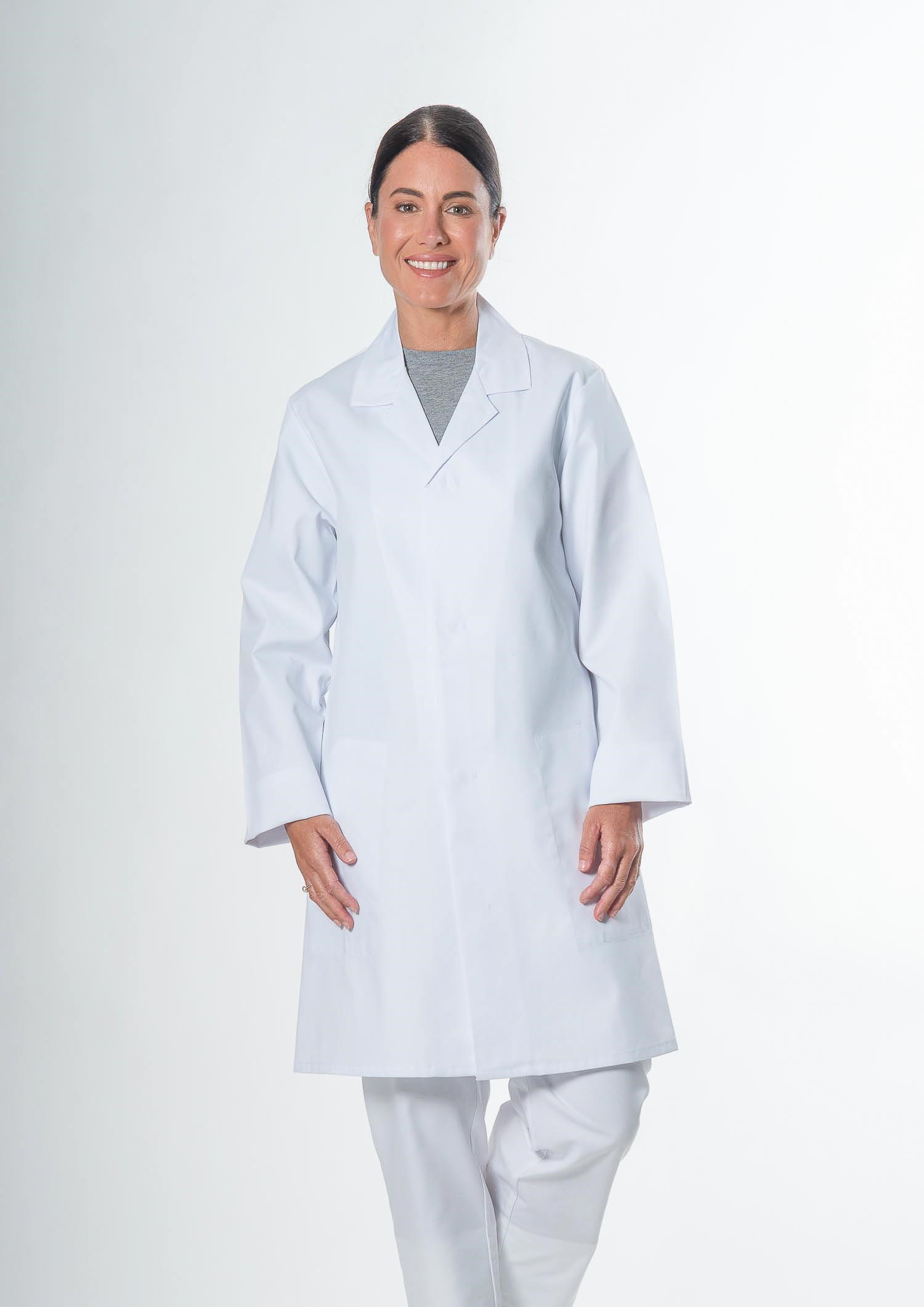 Polycotton Dustcoat - white
