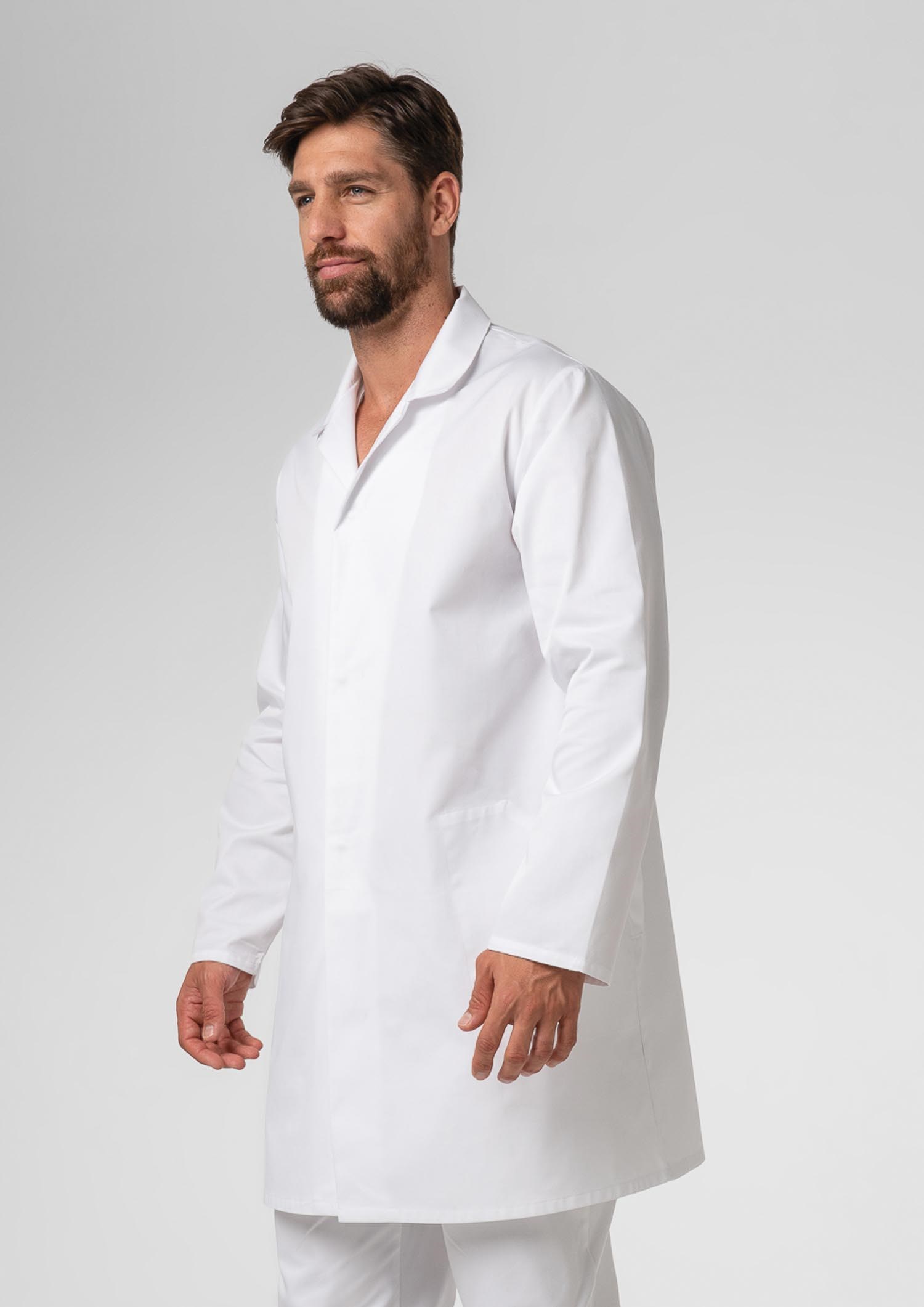 Polycotton Dustcoat - white