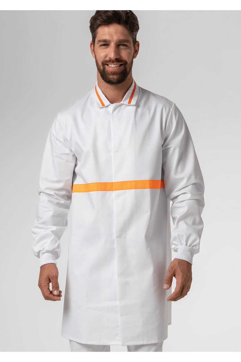 Food Dustcoat With Contrast Trim