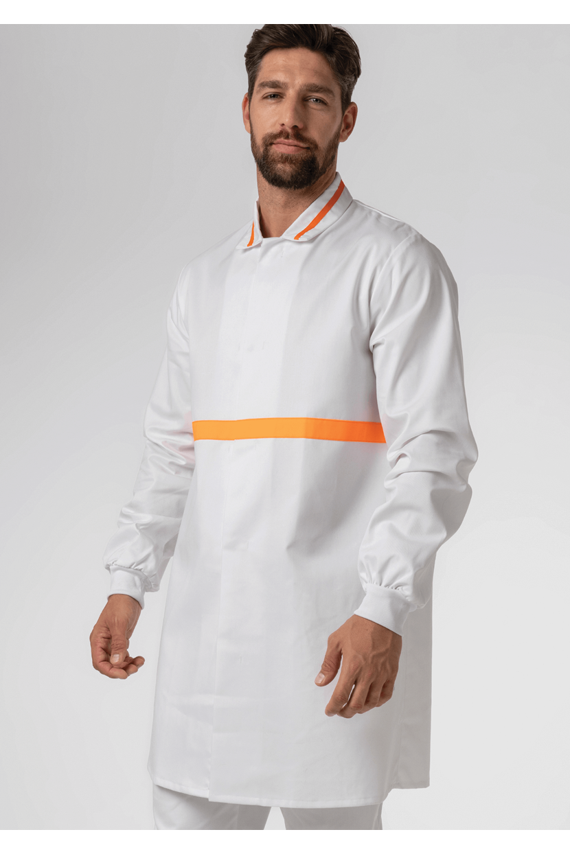 Food Dustcoat With Contrast Trim
