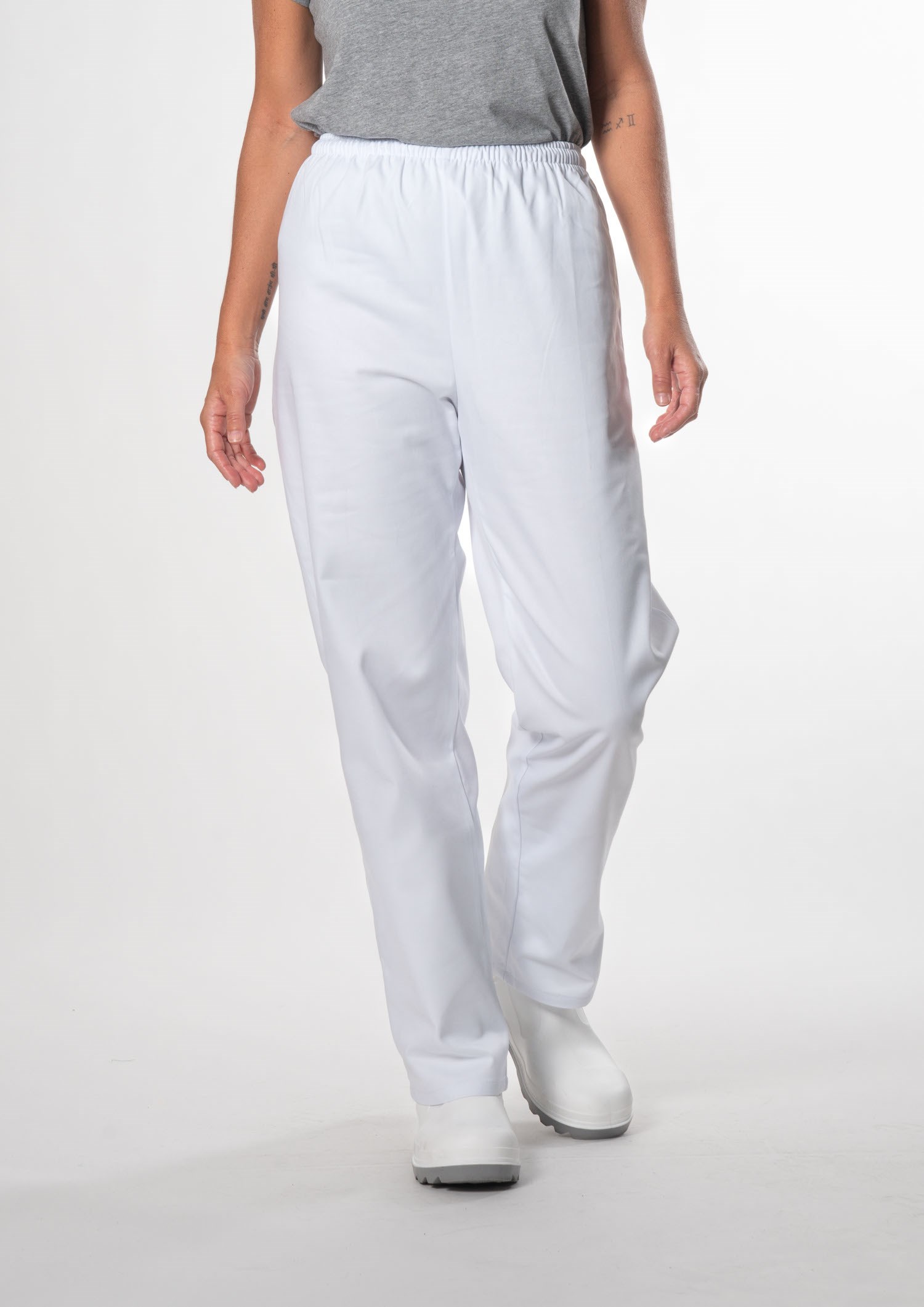 Classic Food Pant - white
