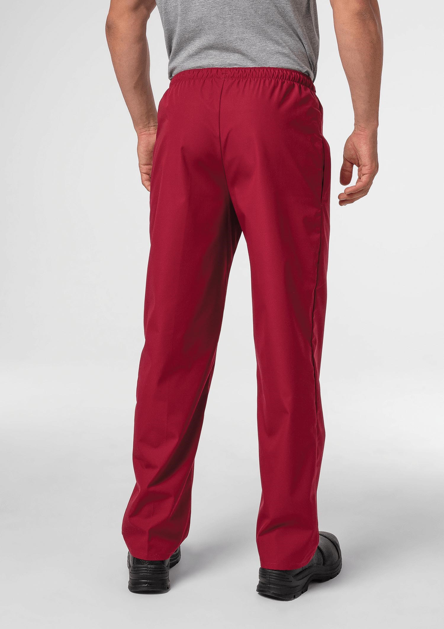 Food Unisex Pant With Pockets - burgundy