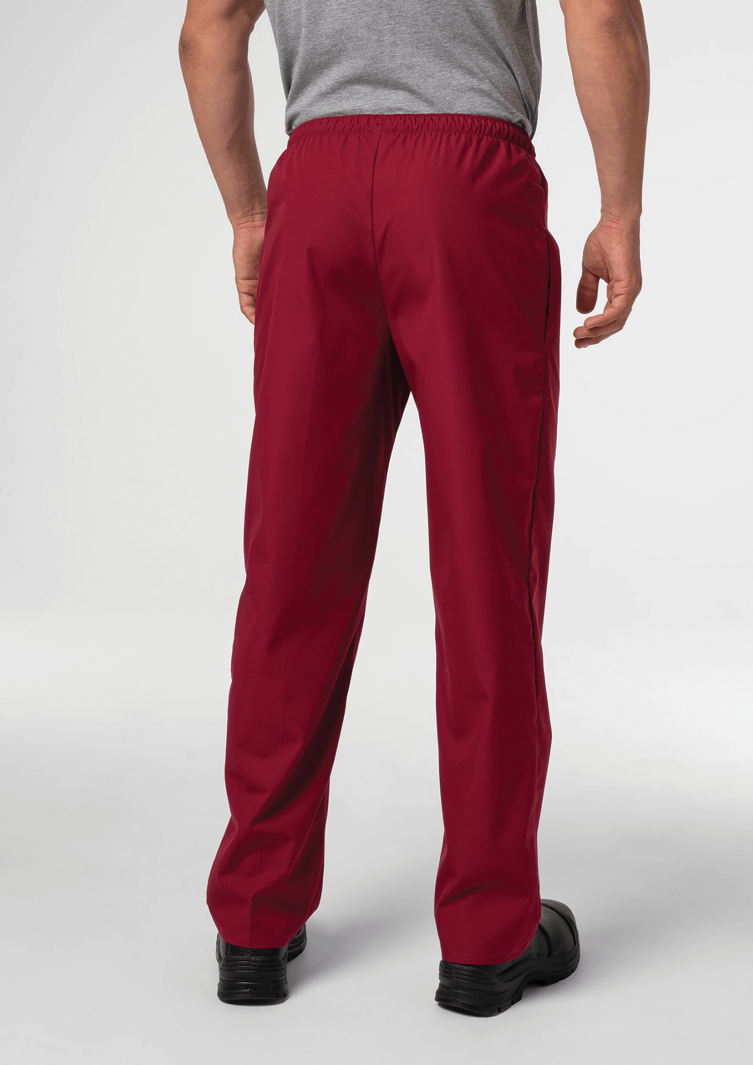 Food Unisex Pant With Pockets - burgundy