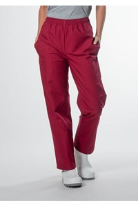 Food Unisex Pant With Pockets - burgundy
