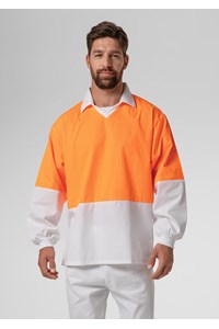 High Vis Long Sleeve Foodshirt - white/orange
