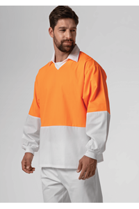 High Vis Long Sleeve Foodshirt - white/orange