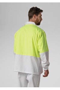 High Vis Long Sleeve Foodshirt - white/yellow