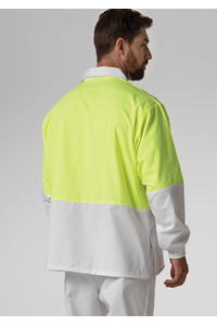 High Vis Long Sleeve Foodshirt - white/yellow