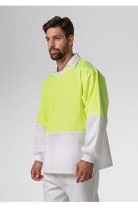 High Vis Long Sleeve Foodshirt - white/yellow
