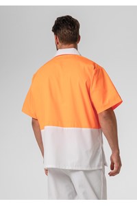 High Vis Short Sleeve Foodshirt - white/orange