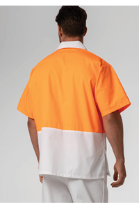 High Vis Short Sleeve Foodshirt - white/orange