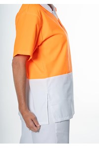 High Vis Short Sleeve Foodshirt - white/orange