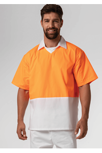 High Vis Short Sleeve Foodshirt - white/orange