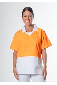 High Vis Short Sleeve Foodshirt - white/orange