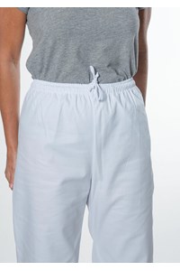 Unisex Food Pant With Internal Pocket - white