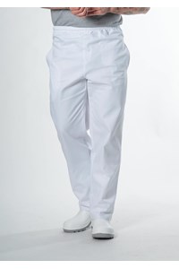 Unisex Food Pant With Internal Pocket - white