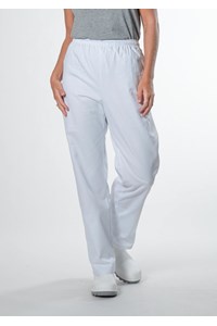Unisex Food Pant With Internal Pocket - white
