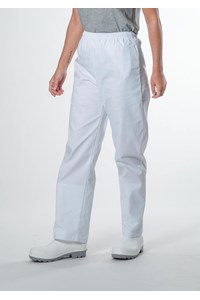 Unisex Food Pant With Internal Pocket - white