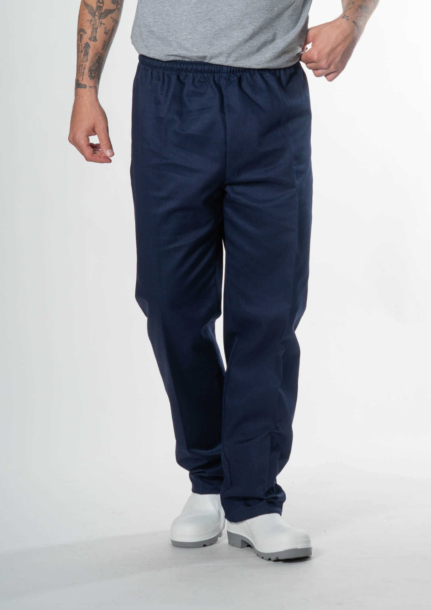 Unisex Food Pant With Internal Pocket - navy